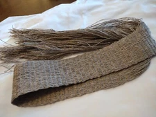 #150 Powder horn strap belt Natural Hemp 20"x 2.5"