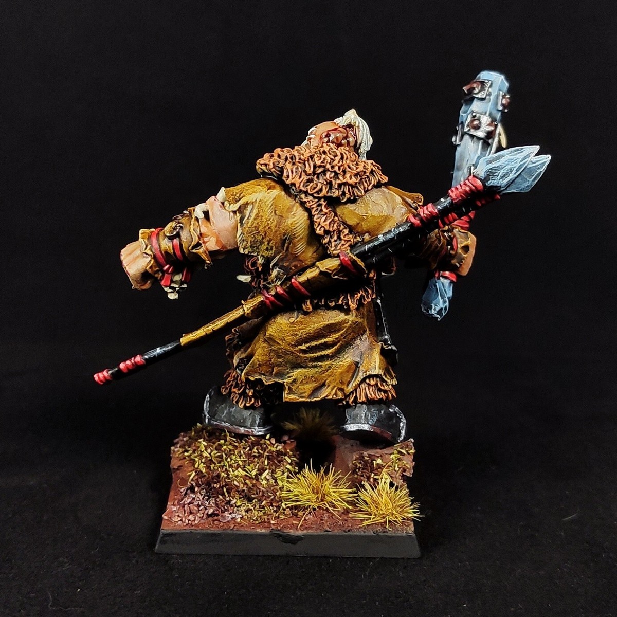 Icebrow Hunter painted AoS Ogor Mawtribes Beastclaw Raiders Ogre