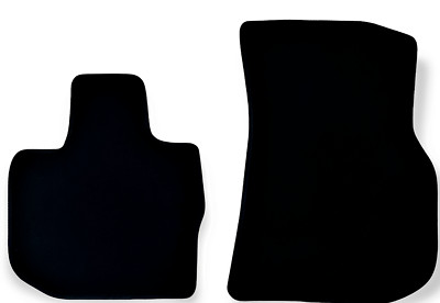 Front Car Floor Mats Velour For BMW X3 G01 Waterproof Black Carpet Liners 2pcs