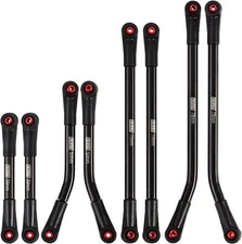 INJORA High Clearance 4 Links Set Stainless Steel Linkage Kit for Axial SCX24 Gl