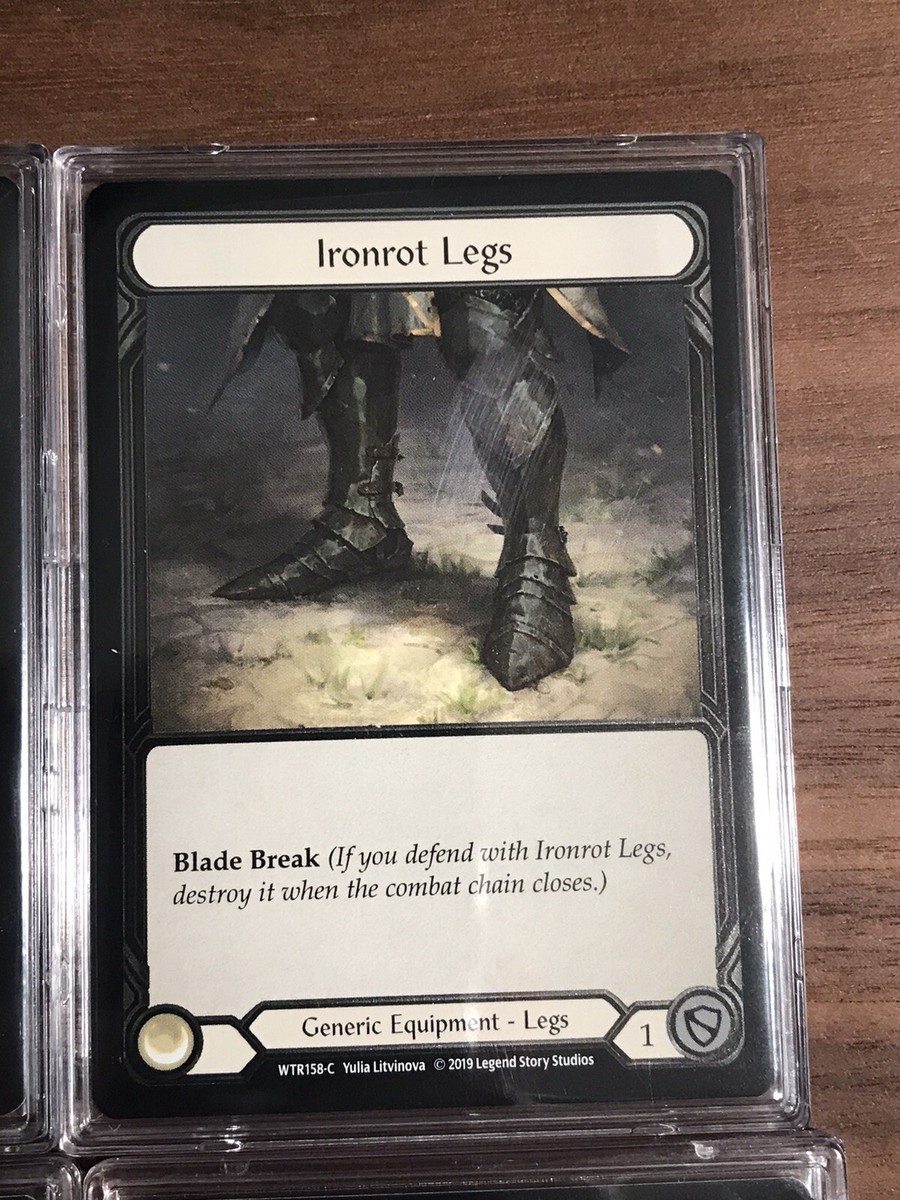 Flesh and Blood Cold Foil Nullrune & Ironrot Sets FaB Cards
