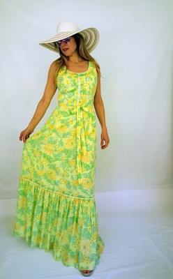 vintage lilly pulitzer maxi dress
