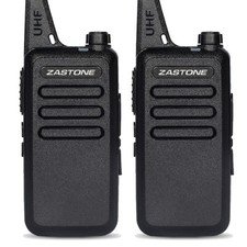 2pcs Zastone ZT-X6 UHF 400-470 MHz 16 channels Walkie Talkie Mini portable Radio