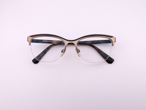 Emporio Armani Eyeglasses, Frames Only, EA1068 3201 Brown, 53-16-140, Metal