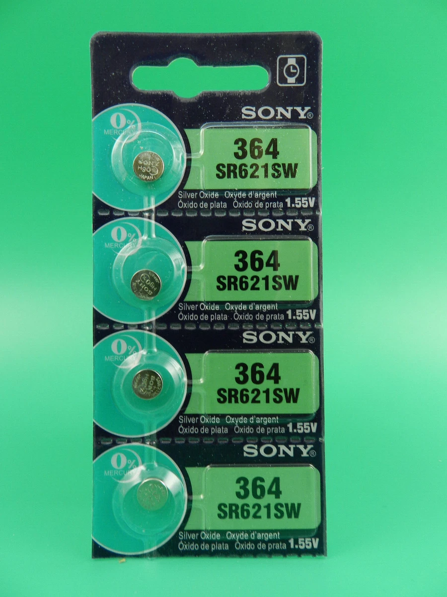 Batteria Orologio SONY 364 SR621SW Nuova [Exp 10/2032] 10 - Foto 7