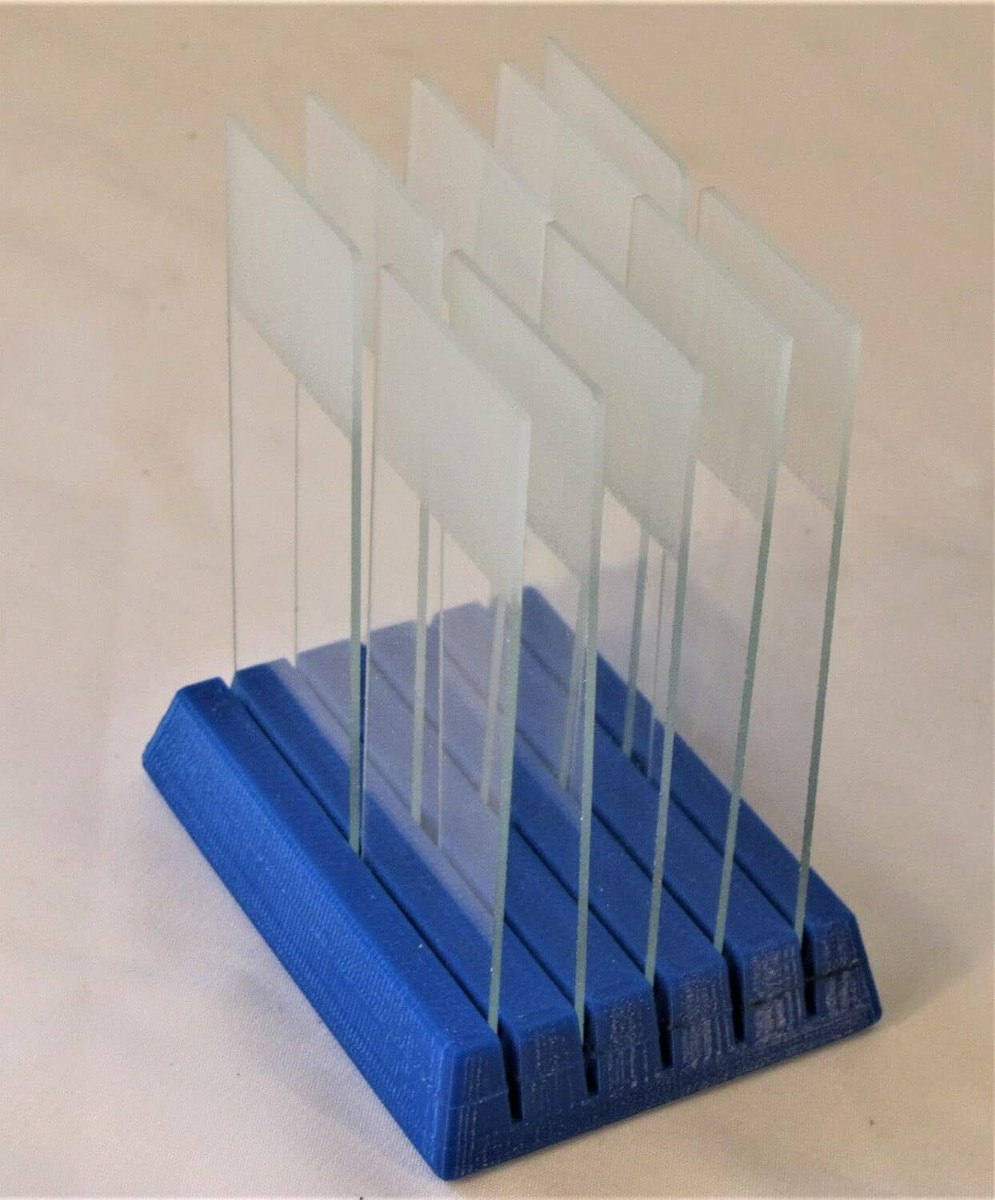 Laboratory Microscope Slide Organizer 2 Pcs Slide Staining Rack ...