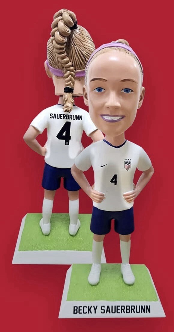 Becky Sauerbrunn Bobblehead Official USWNT SGA 3 June 2025 St