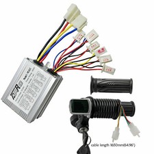 36V 500W Brush Motor Controller Key Throttle Grip Electric Scooter Quad EBIKE