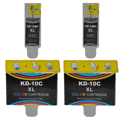 4x druckerpatronen für Kodak 10b 10c ESP 3 5 7 9 3250 5250 7250 9250 Office 6150