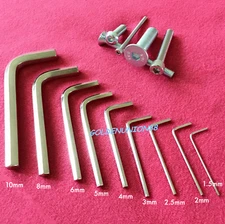 9pcs Metric Allen hex key wrenches 1.5mm~10mm L-shaped hexagon screwdrive