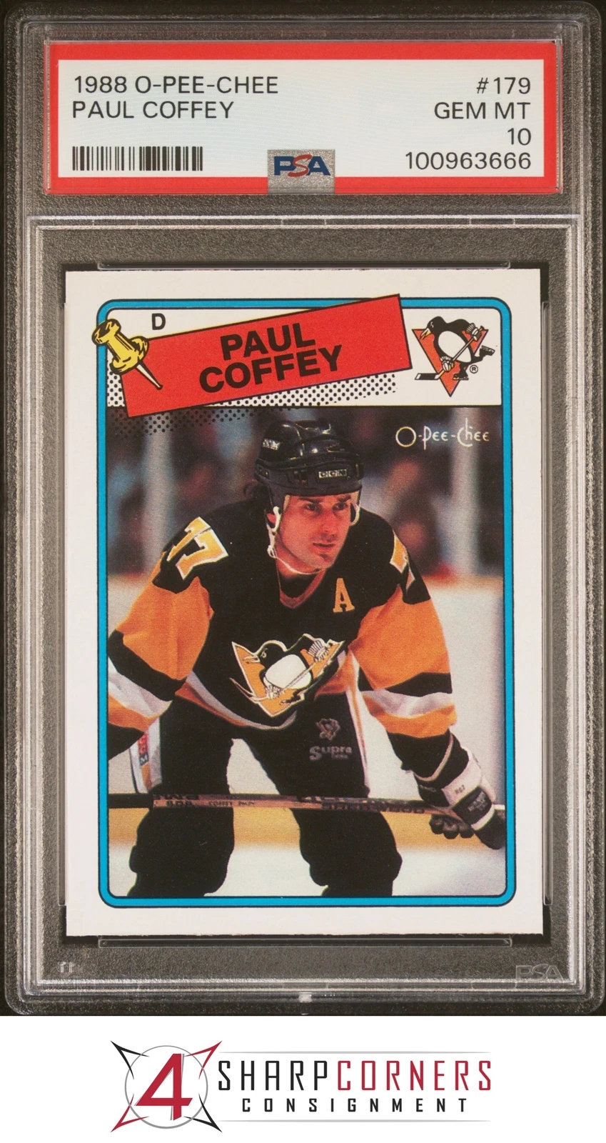 Paul Coffey trading card