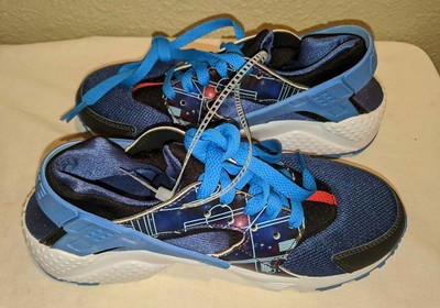 blue and gold huaraches