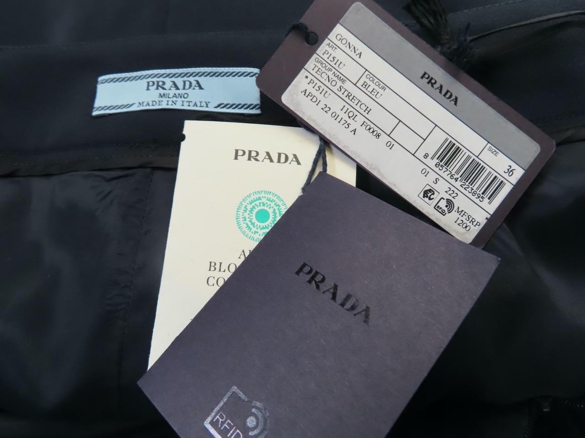PRADA★素敵!Navy A-Line Skirt s-l1200.jpg