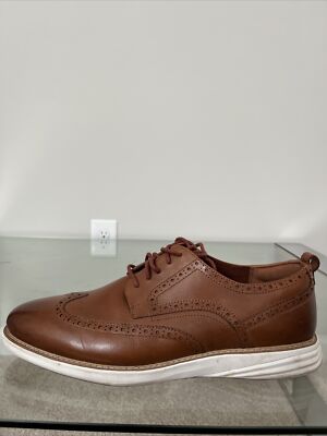 Cole Haan Men\'s GrandEvolution Leather Wingtip Derby Shoes 6b314178-ad84-48a0-9cf5-  main image 4