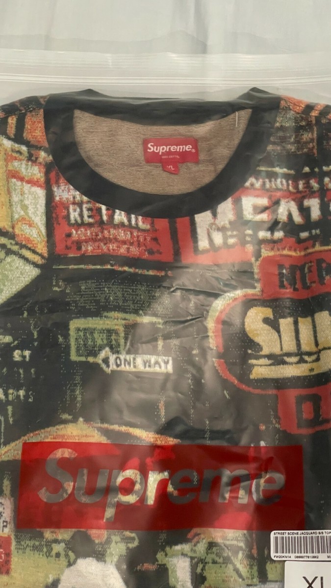 トップス supreme Street Scene Jacquard S/S Top Supreme Street Scene Jacquard S S Top (FW20) - $98
