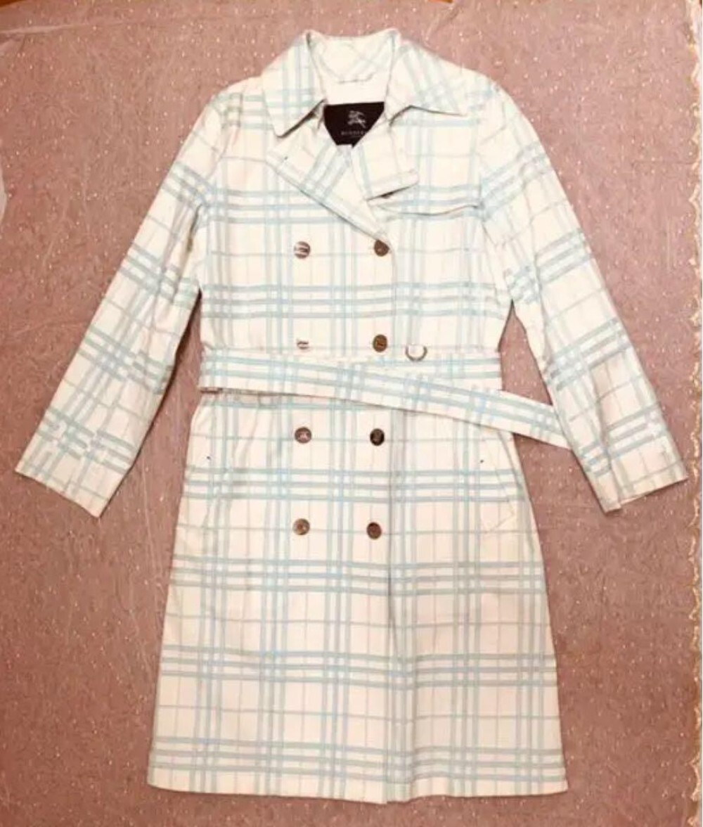 Burberry London Trench Spring Coat Cotton Size 38 For Women