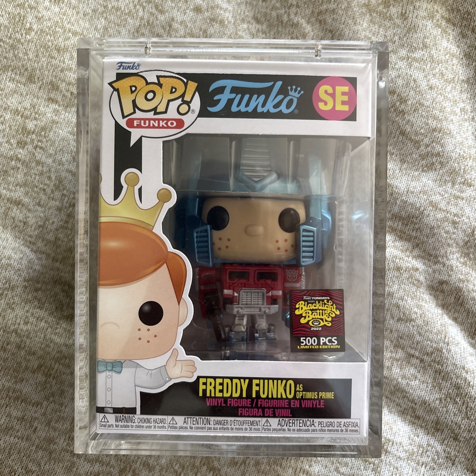 Funko POP! Freddy Funko As Optimus Prime Metallic SDCC Exclusive LE 500