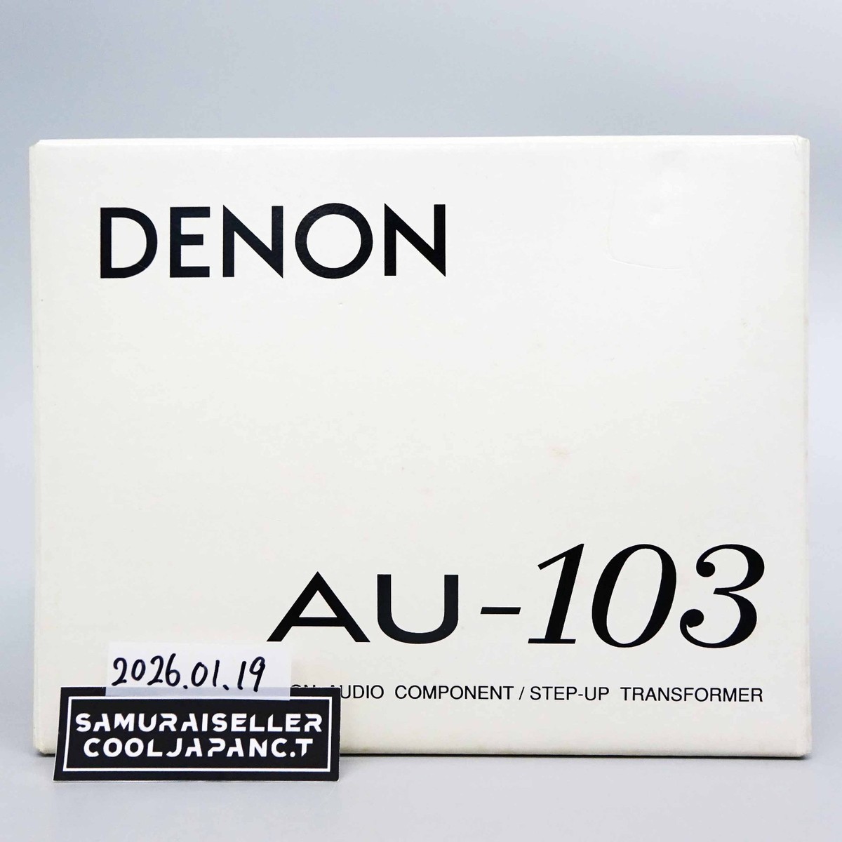 DENON AU-103 Step-Up Transformer for MC Cartridge Phono Audio