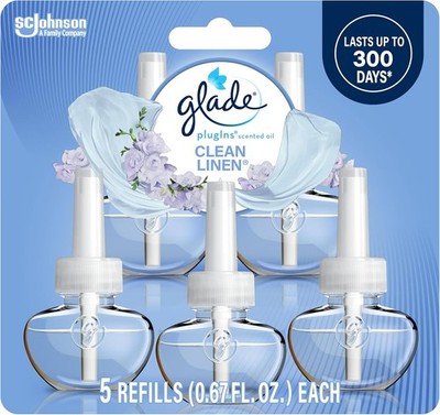 Glade Plugins Refills Air Freshener, Scented and Essential Oils for Home and Bat