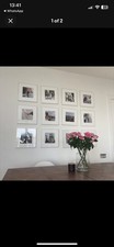 12 IKEA Lomviken White Frames 32cmx32cm