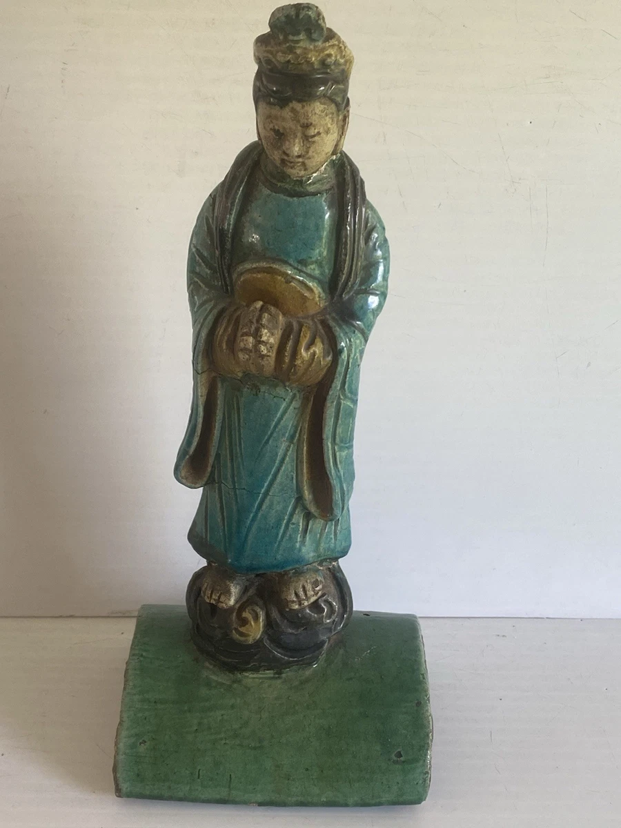 陶瓷古董中国Kwan-殷雕像、雕像| eBay