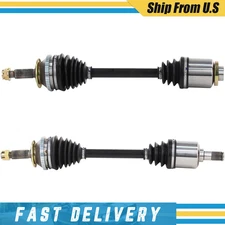 Pair of 2 Front CV Axle Shafts for Hyundai Santa Fe 01-06 FWD Automatic Transm.