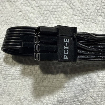 (PSU) PCIe power cable with an connector 6-pin''PSU'' and dual 6+2 ''PCI-E'' 2FT