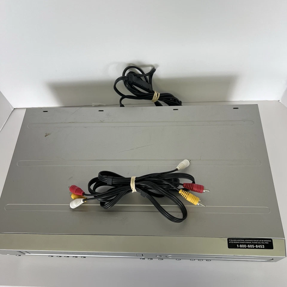 Grabadora de DVD y VCR Magnavox MWR20V6 SIN control remoto probado funciona Foto 4 de 4