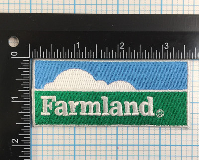 VINTAGE FARMLAND INDUSTRIES FARMER OWNED 3.75'' IRON ON PATCH A5