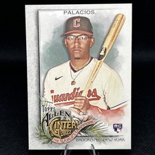 2022 Topps Allen & Ginter Richie Palacios RC Cleveland Guardians Rookie #285