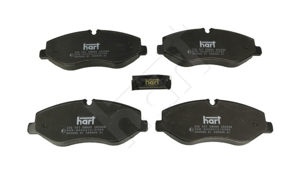 Vorderachse Hart 256 557 Bremsbelagsatz, Scheibenbremse FüR MERCEDES-BENZ-image