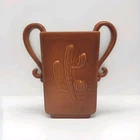 Vintage Red Wing Pottery #764, Cactus, Vase w/ Handles