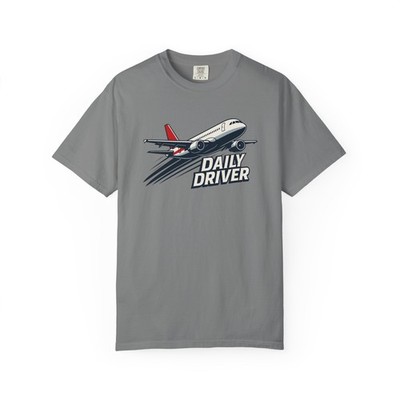 Pilot Daily Driver T-Shirt - Commercial Jet Graphic Tee