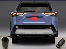2X Rear Car Exhaust TailPipe Muffler Tip Carbon Fiber For 2019-2025 Toyota RAV4
