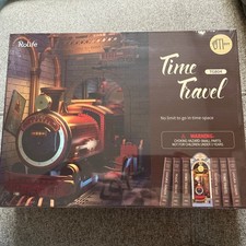 Rolife Zeitreise Zum Selbermachen 3D kreative Buchstützen TGB04 Miniatur Holzset versiegelt