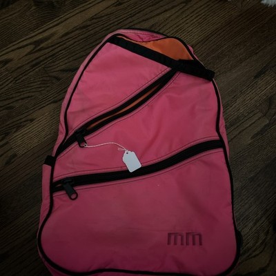 Maggie Mather Bag Original Tennis Pickleball Sling Backpack Hot Pink