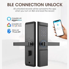 Verrouillage intelligent en entrée sans clé RFID Carte PIN Code de serrure numérique moderne