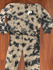 Aviator Nation Tie-Dye Yin-Yang Women's Sweatsuit Set Size S FIRM ON PRICE