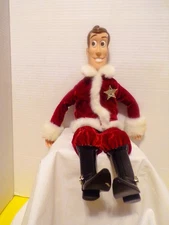 17" Talking Pull String Holiday Hero Woody Toy Story  Santa Claus Works & Tested