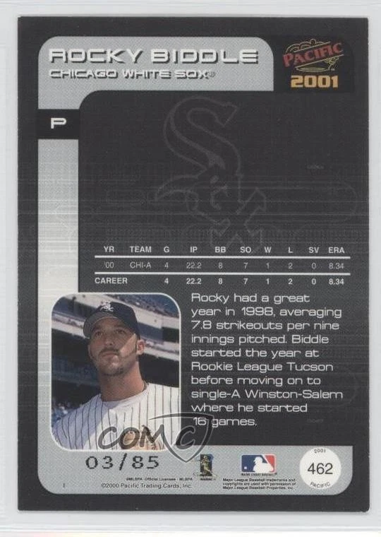 2001 Pacific Retail LTD /85 Rocky Biddle #462 - Image 2 of 2