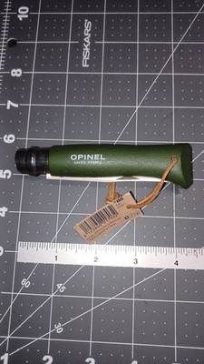 OPINEL No. 8 Folding Pocket Knife Khaki Green Twist Lock France NEW NWT 