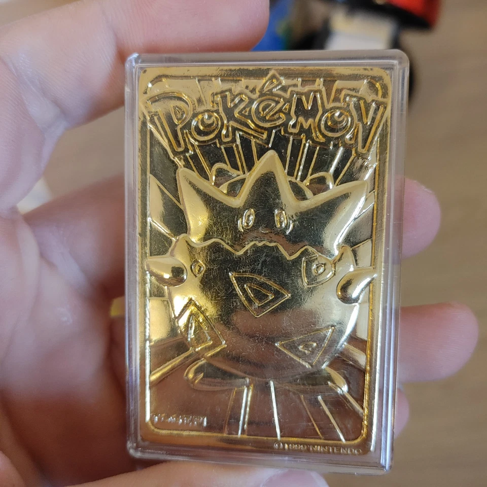 1999 Vintage Pokémon Burger King 23k Gold Card Set 5/6 Charizard Mewtwo Pikachu - Image 3 of 4