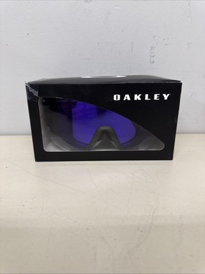 Oakley Target Line M Matte Black Violet Iridium Ski Snowboard Mask