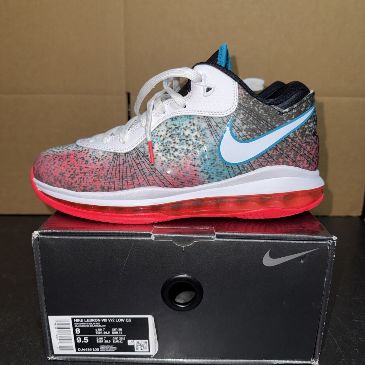 Nike LeBron 8 V/2 Retro 2021 Low Miami Night Size 8 DJ4436-100