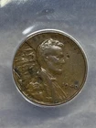 1940 P 1C Lincoln Cent Vf30 Anacs MAJOR LAMINATION Error Slab No Reserve !
