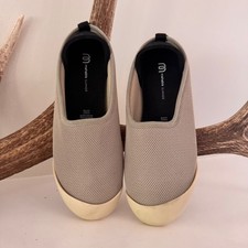Mahabis Summer Slippers Light Grey Mesh Slip On Shoes EU 38 SU150102