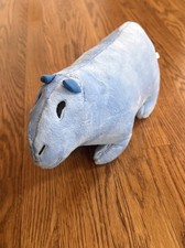 Blue Capybara Plush Toy 13" Stuffed Animal Doll Gift for Kids or Toddlers