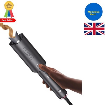 TYMO CURLPRO Automatischer Rotierender Lockenstab - Strand 1 Zoll, Metallic Grau