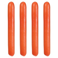 4 Pcs Simulated Hot Dog Model Realistic Fake Food for Restaurants