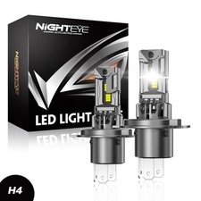 2X H4 Hi/Low Beam Auto LED Scheinwerfer Halogen 6500K Birne Mit Zulassung Xenon